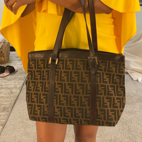 Fendi Zucca Tote - Picture 6 of 6